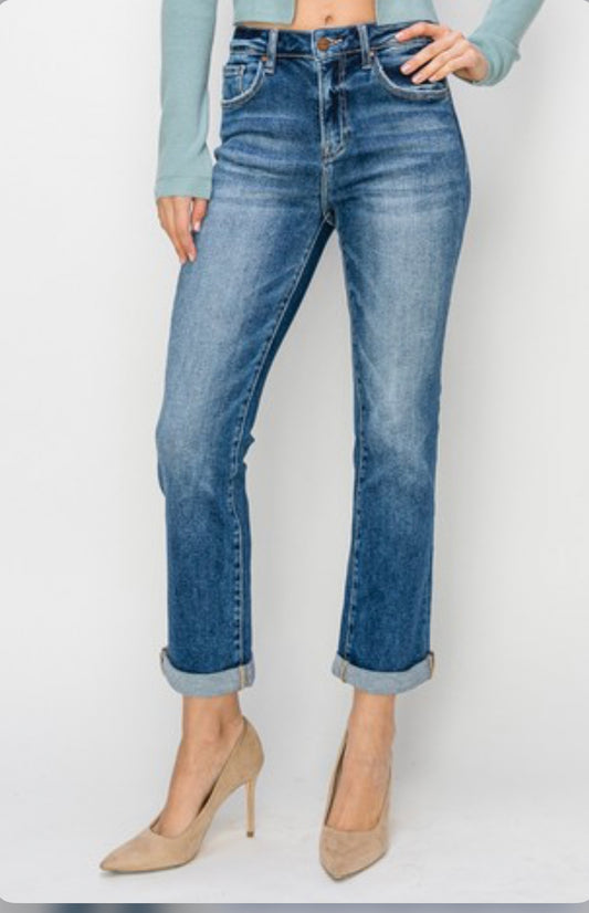 High Rise Straight Jean