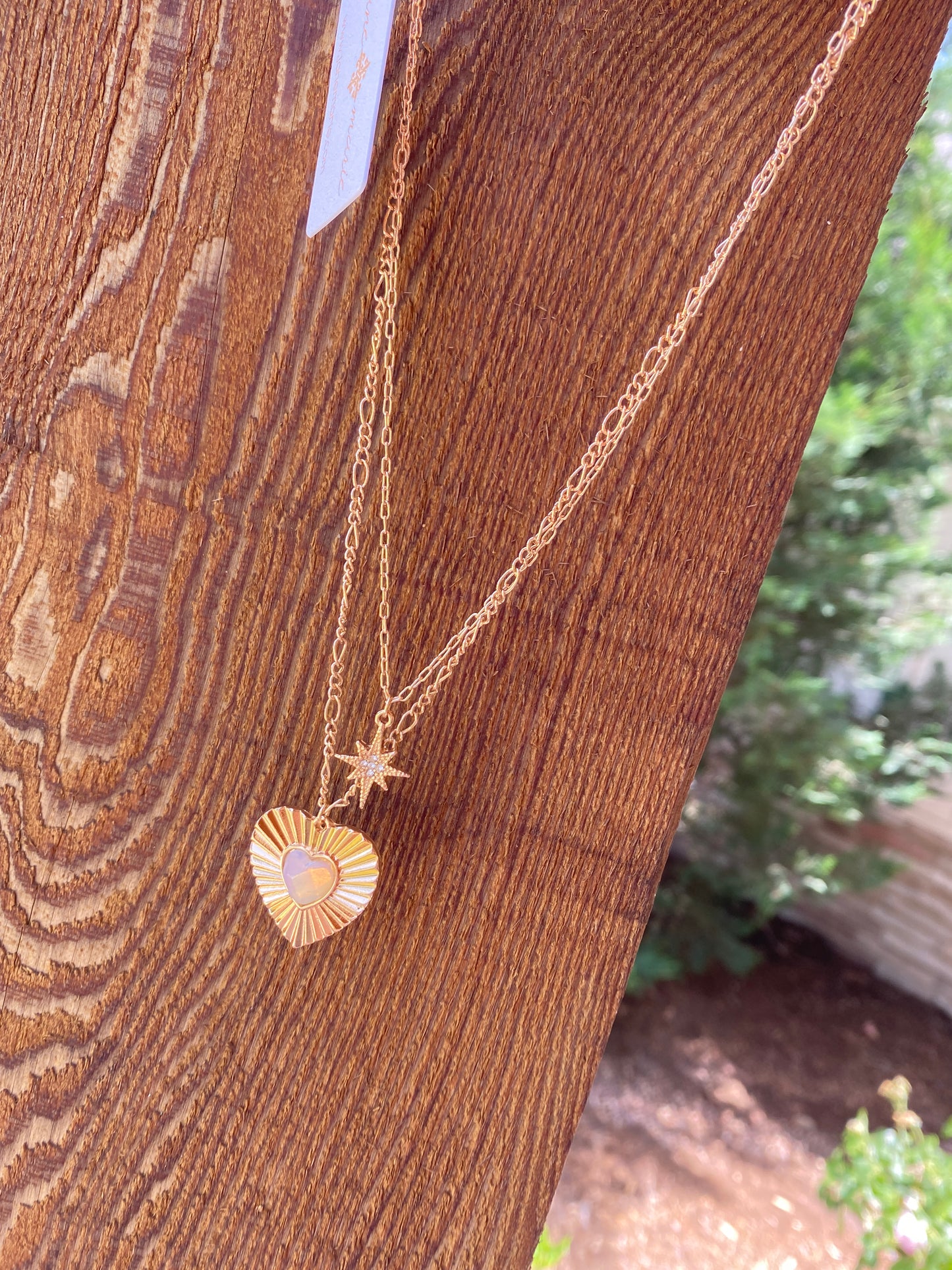 Gold Layered Heart Necklace